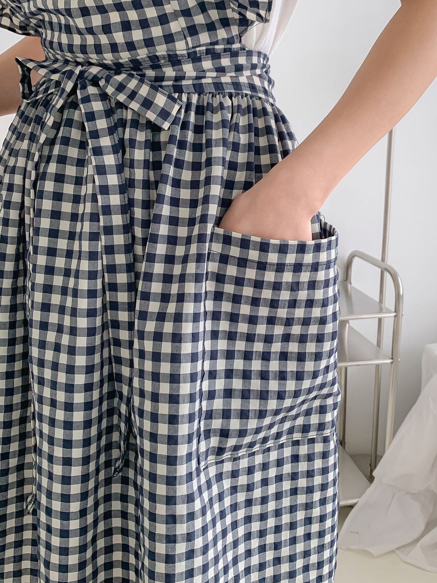 Princess Gingham Ruffle Apron 🌸