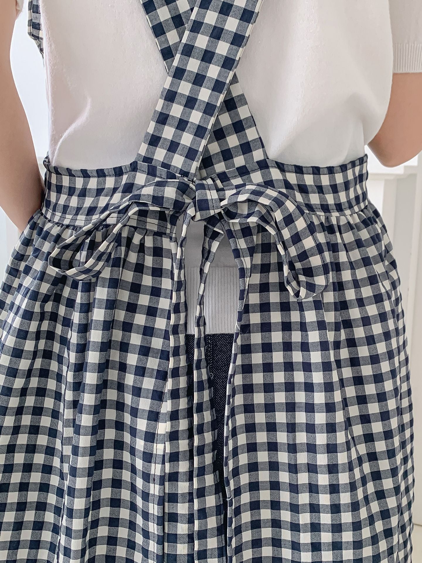 Princess Gingham Ruffle Apron 🌸