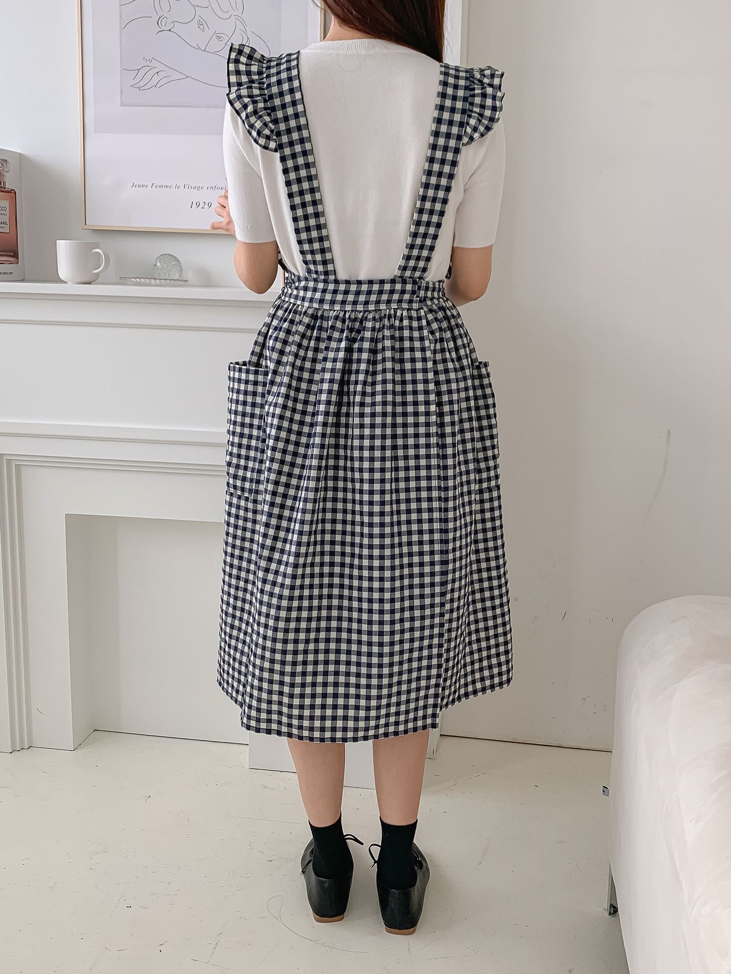 Princess Gingham Ruffle Apron 🌸
