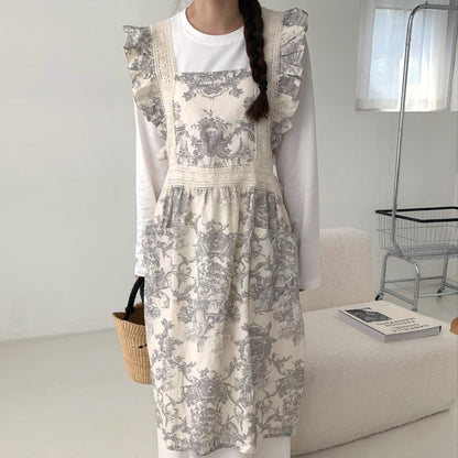 Provence Flower Apron dress 👑
