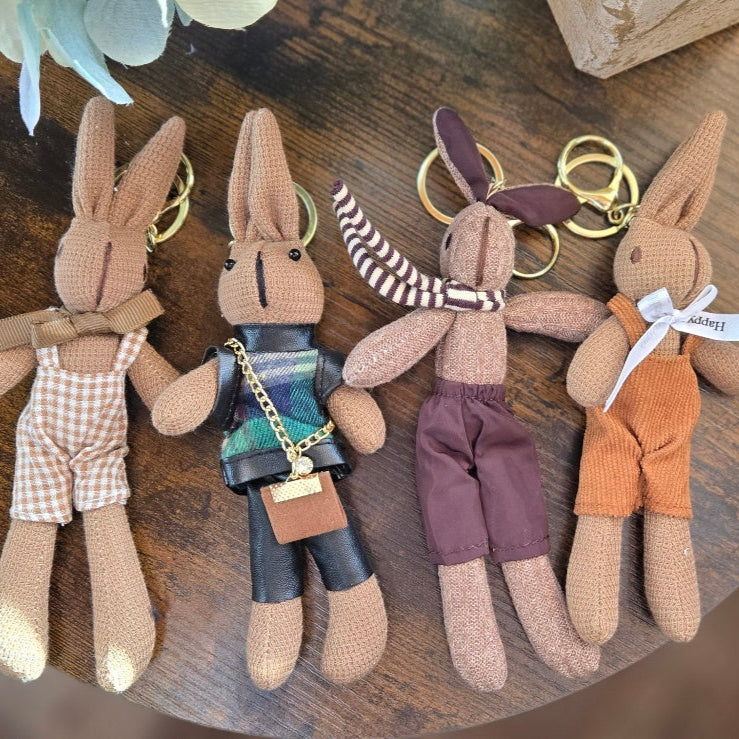 🐰 Bunny Keychains – Stylish and Whimsical 🌿