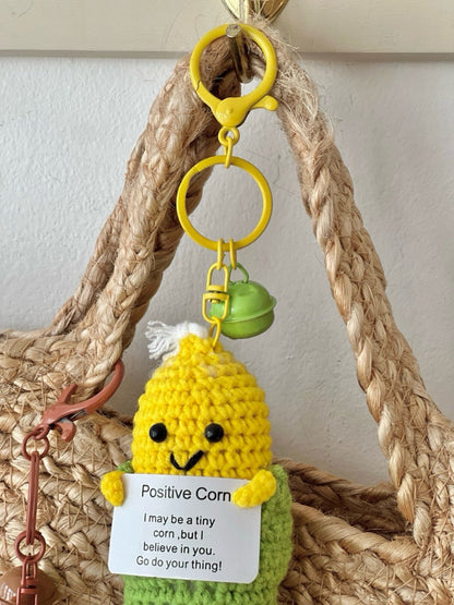Handmade Positive Vegetable Keyring 🥔🌽