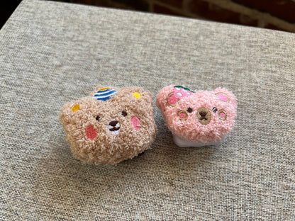 Plush Bear Phone Grip with Mirror 🐻